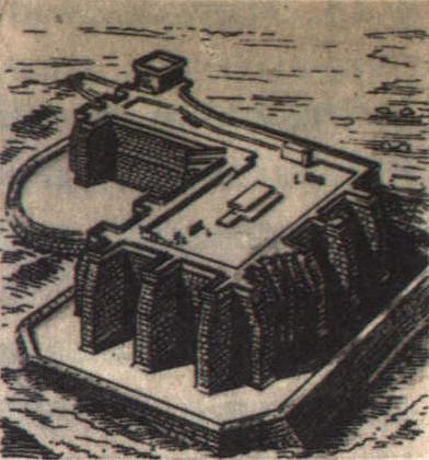 Древнеегипетская крепость в Нубии